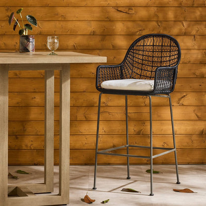 Four Hands - Bandera Outdoor Bar Stool - Stinson White - 230095-005 view 7