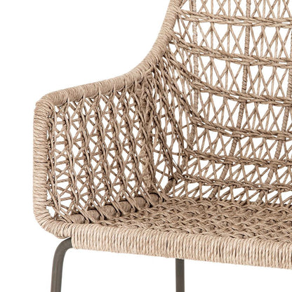 Four Hands - Bandera Outdoor Woven Counter Stool - Wht - JLAN-125B view 4
