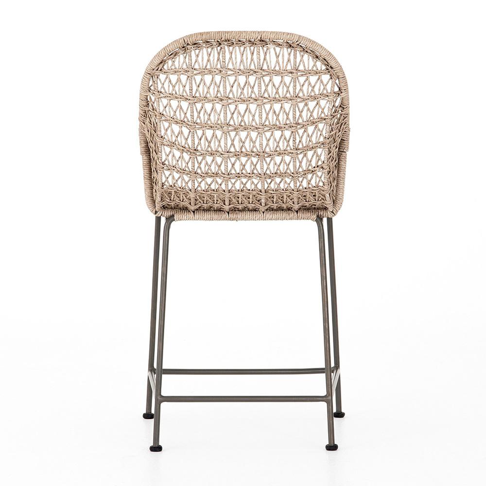 Four Hands - Bandera Outdoor Woven Counter Stool - Wht - JLAN-125B view 5