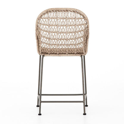 Four Hands - Bandera Outdoor Woven Counter Stool - Wht - JLAN-125B view 5