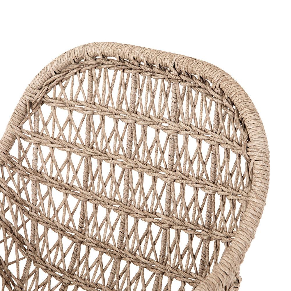 Four Hands - Bandera Outdoor Woven Counter Stool - Wht - JLAN-125B view 8