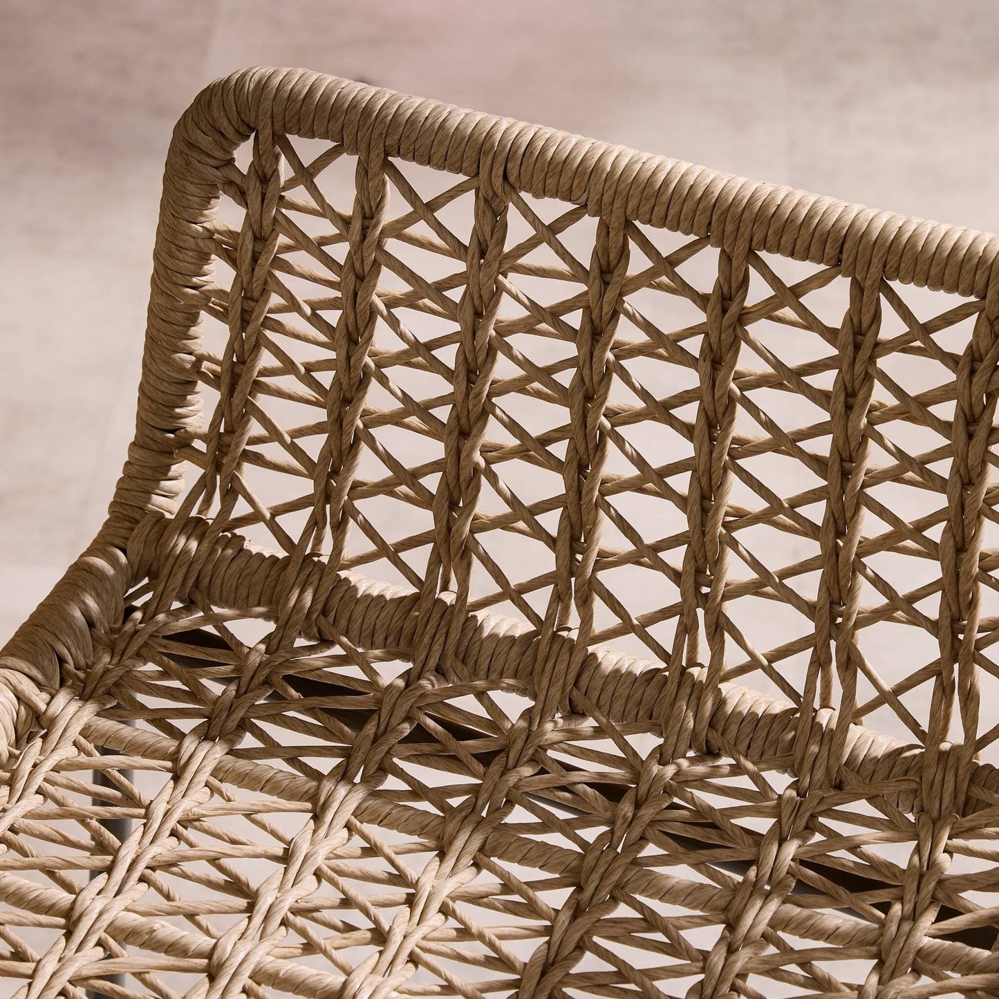 Four Hands - Bandera Outdoor Woven Counter Stool - Wht - JLAN-125B view 12