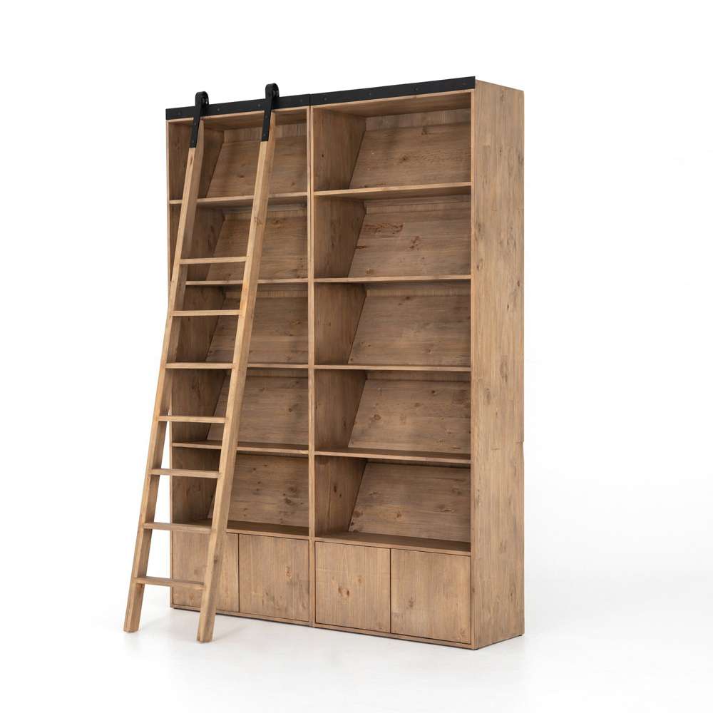 Four Hands - Bane Bookshelf - Smoked Pine - 223749-001 veiw 3