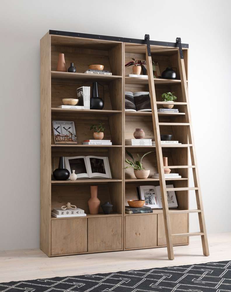 Four Hands - Bane Bookshelf - Smoked Pine - 223749-001 veiw 7