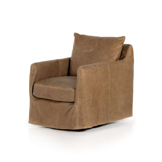 Four Hands - Banks Swivel Chair - Palermo Drift - 106182-091 veiw 1