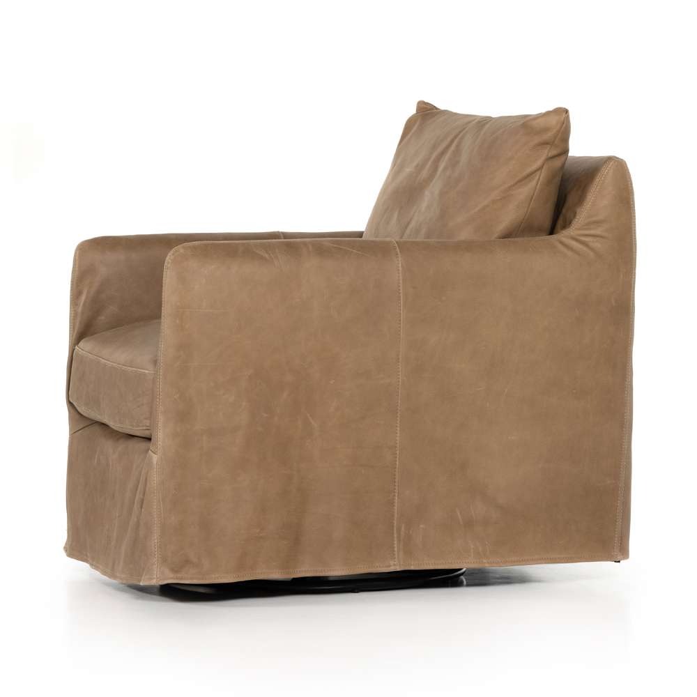 Four Hands - Banks Swivel Chair - Palermo Drift - 106182-091 veiw 3