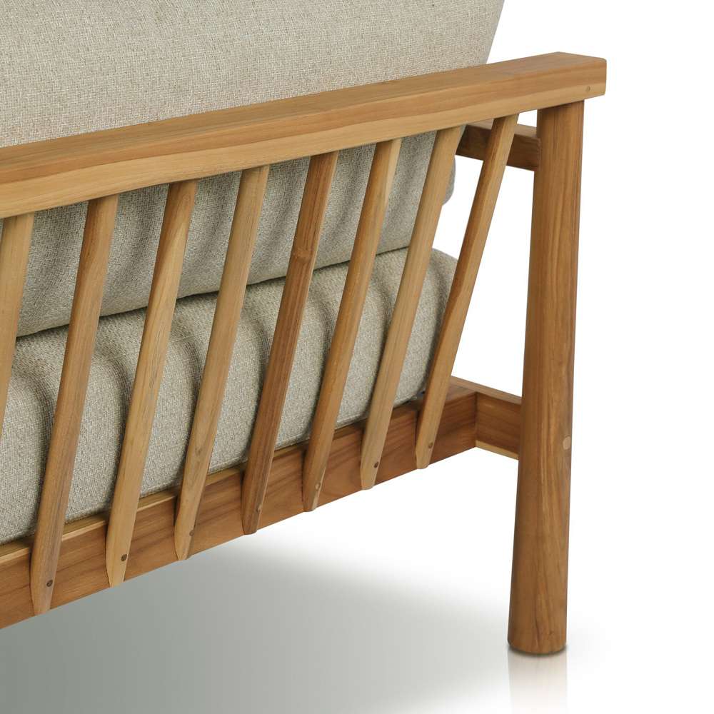 Four Hands - Barrington - Irvine Outdoor Sofa - 96in - Natural Teak - 233675-008 veiw 7
