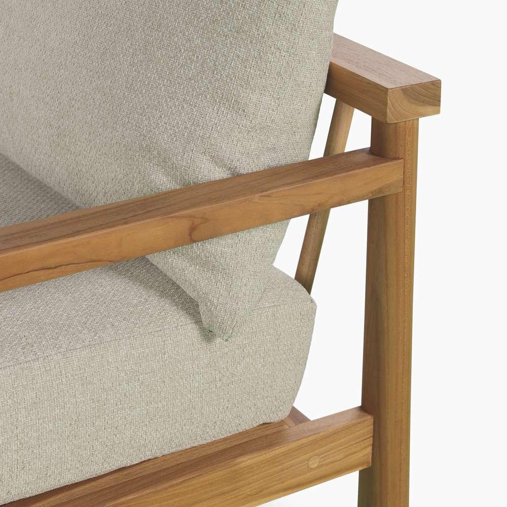 Four Hands - Barrington - Irvine Outdoor Sofa - 96in - Natural Teak - 233675-008 veiw 8