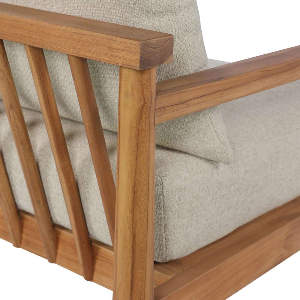 Four Hands - Barrington - Irvine Outdoor Sofa - 96in - Natural Teak - 233675-008 veiw 9