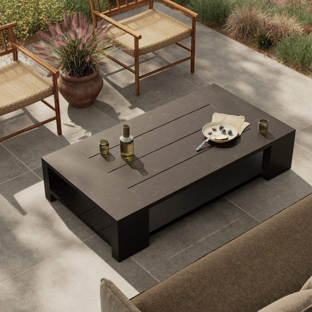 Four Hands - Barrington - Roca Outdoor Metal Coffee Table - Bronze - 247585-001_CLOSEOUT view 12