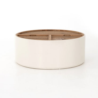 Four Hands - Cas Drum Coffee Table - Cream - VBAR-047A veiw 9