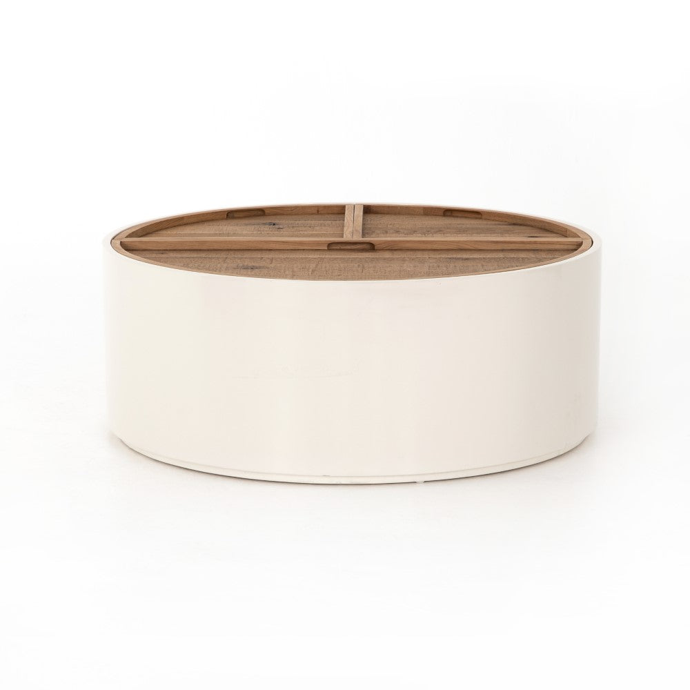 Four Hands - Cas Drum Coffee Table - Cream - VBAR-047A veiw 10