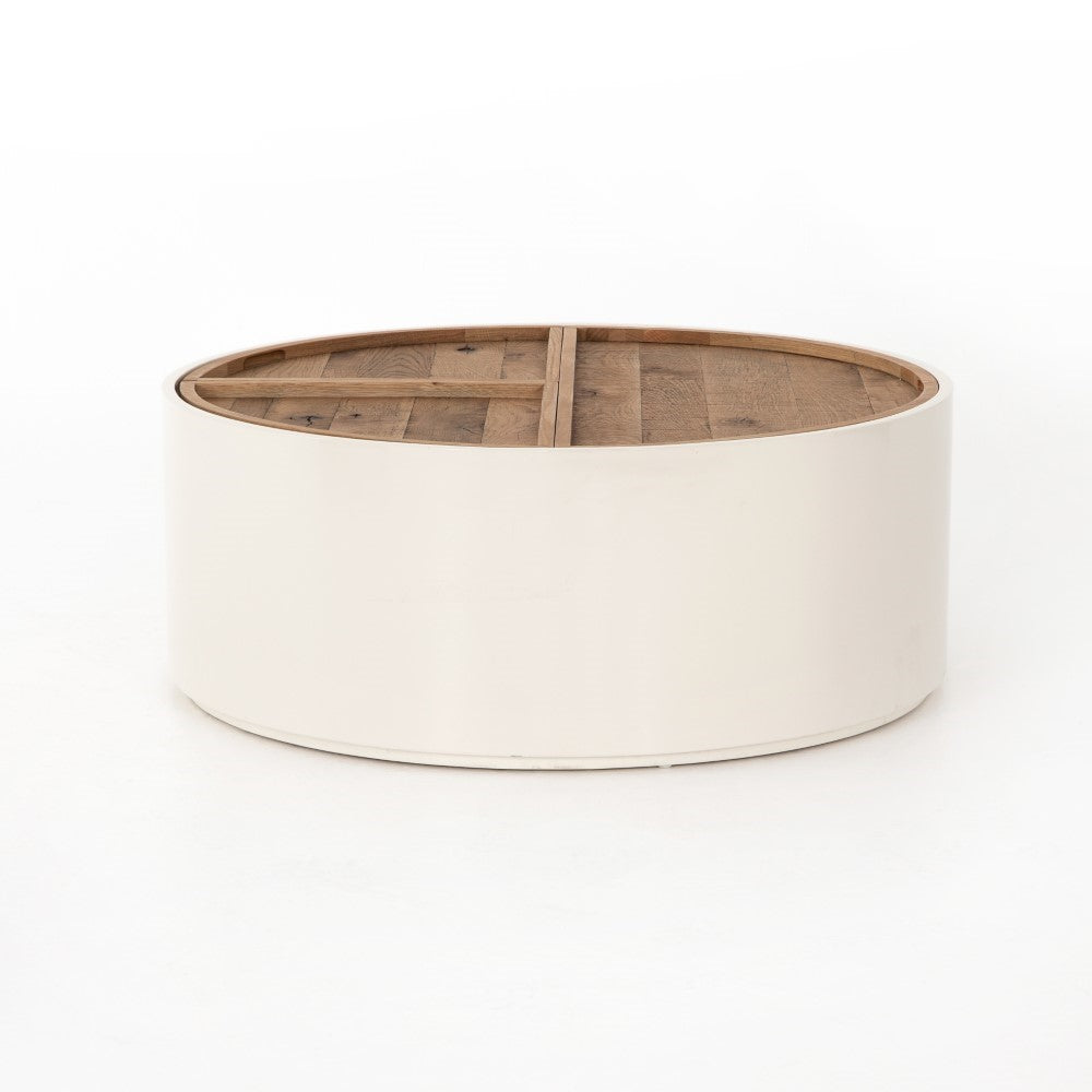 Four Hands - Cas Drum Coffee Table - Cream - VBAR-047A veiw 11