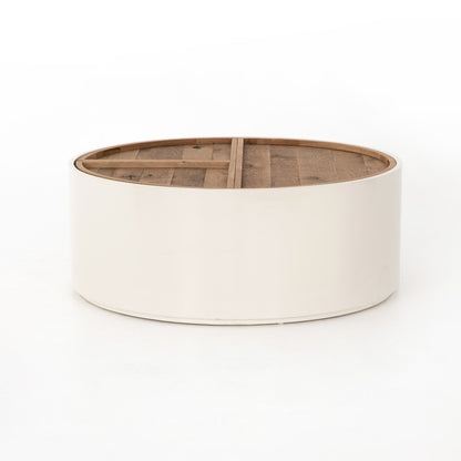Four Hands - Cas Drum Coffee Table - Cream - VBAR-047A veiw 11