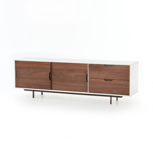 Four Hands - Tucker Large Media Console - White - VBAR-017 veiw 1