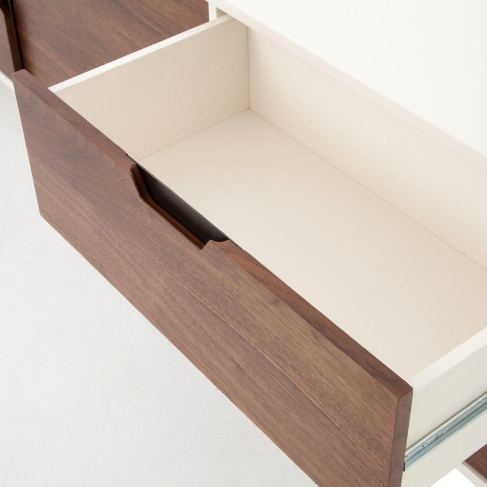 Four Hands - Tucker Large Media Console - White - VBAR-017 veiw 3