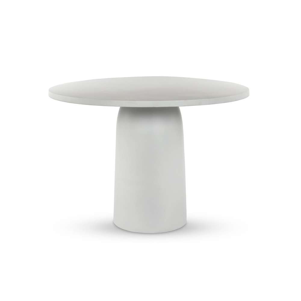 Four Hands - Basil Outdoor Dining Table - Matte White Cast Aluminum - 232410-003 veiw 1
