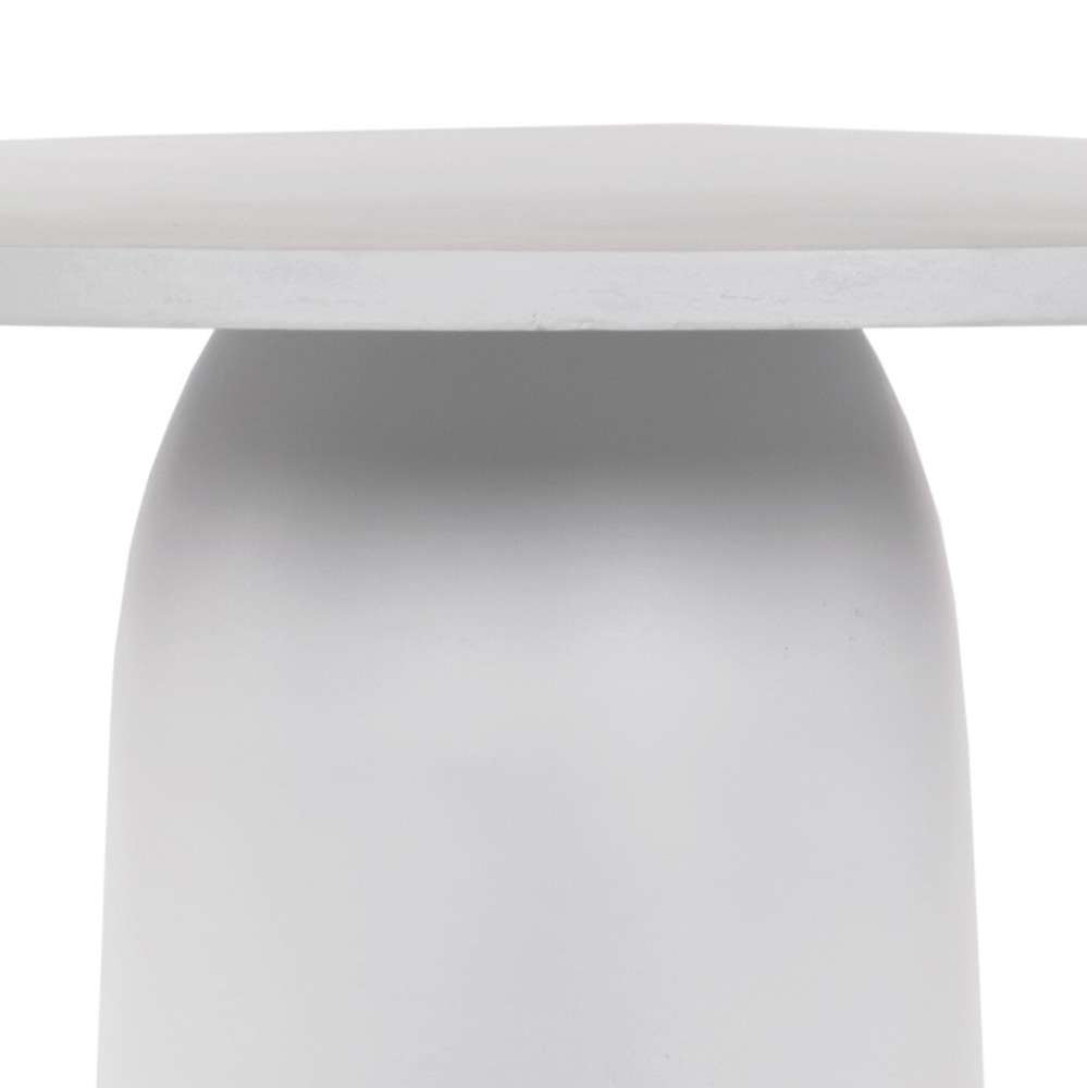 Four Hands - Basil Outdoor Dining Table - Matte White Cast Aluminum - 232410-003 veiw 4