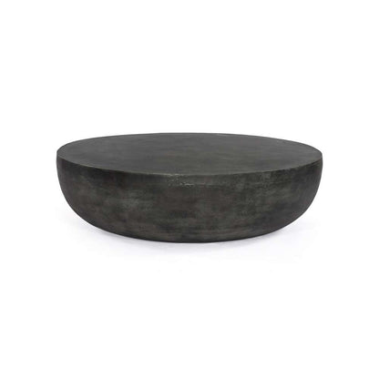 Four Hands - Basil Outdoor Round Coffee Table - Aged Grey - 232203-001 veiw 1