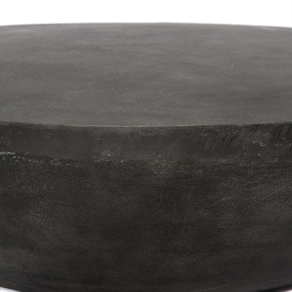 Four Hands - Basil Outdoor Round Coffee Table - Aged Grey - 232203-001 veiw 4