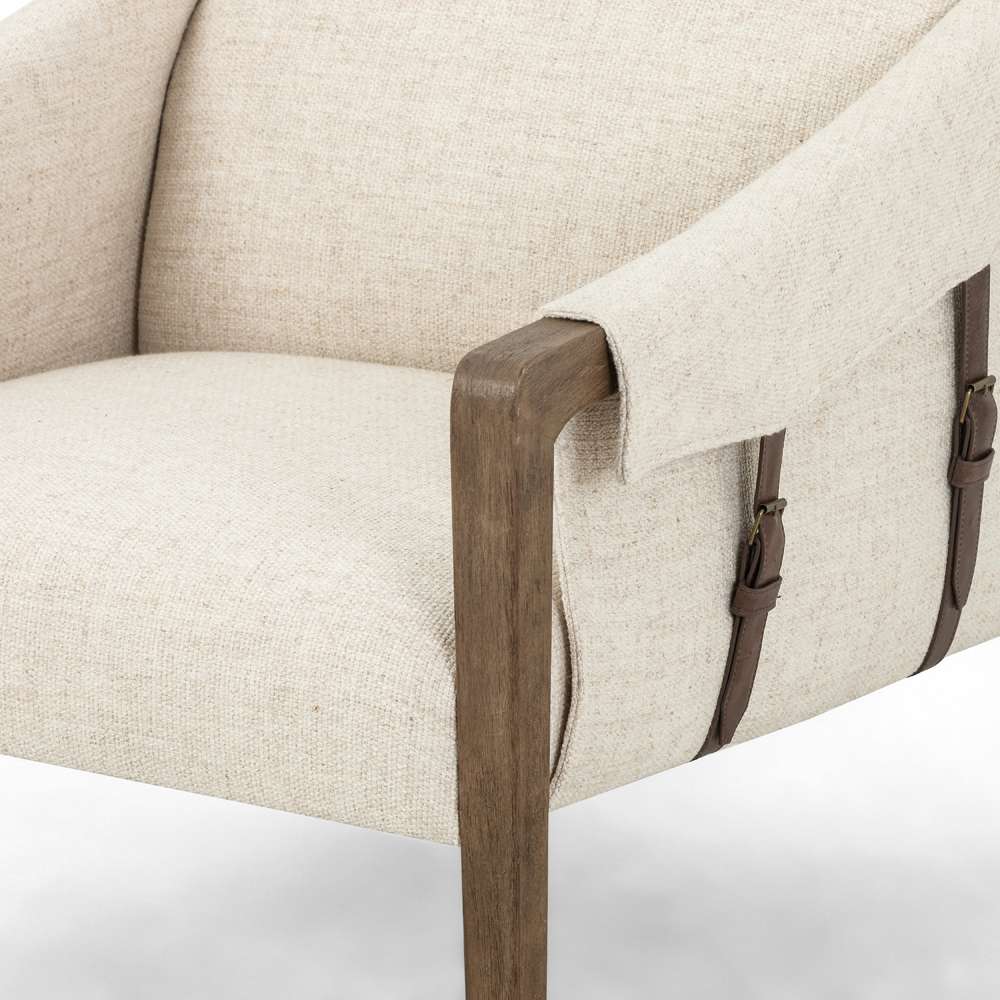 Four Hands - Bauer Chair - Thames Cream - 105572-004 veiw 4