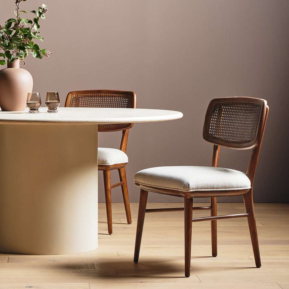 Four Hands - Beacon Dining Chair - Hockney Linen - 233932-002 veiw 3