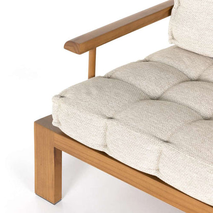 Four Hands - Beck Outdoor Sofa - 85in - Natural Teak - 226859-001 veiw 3
