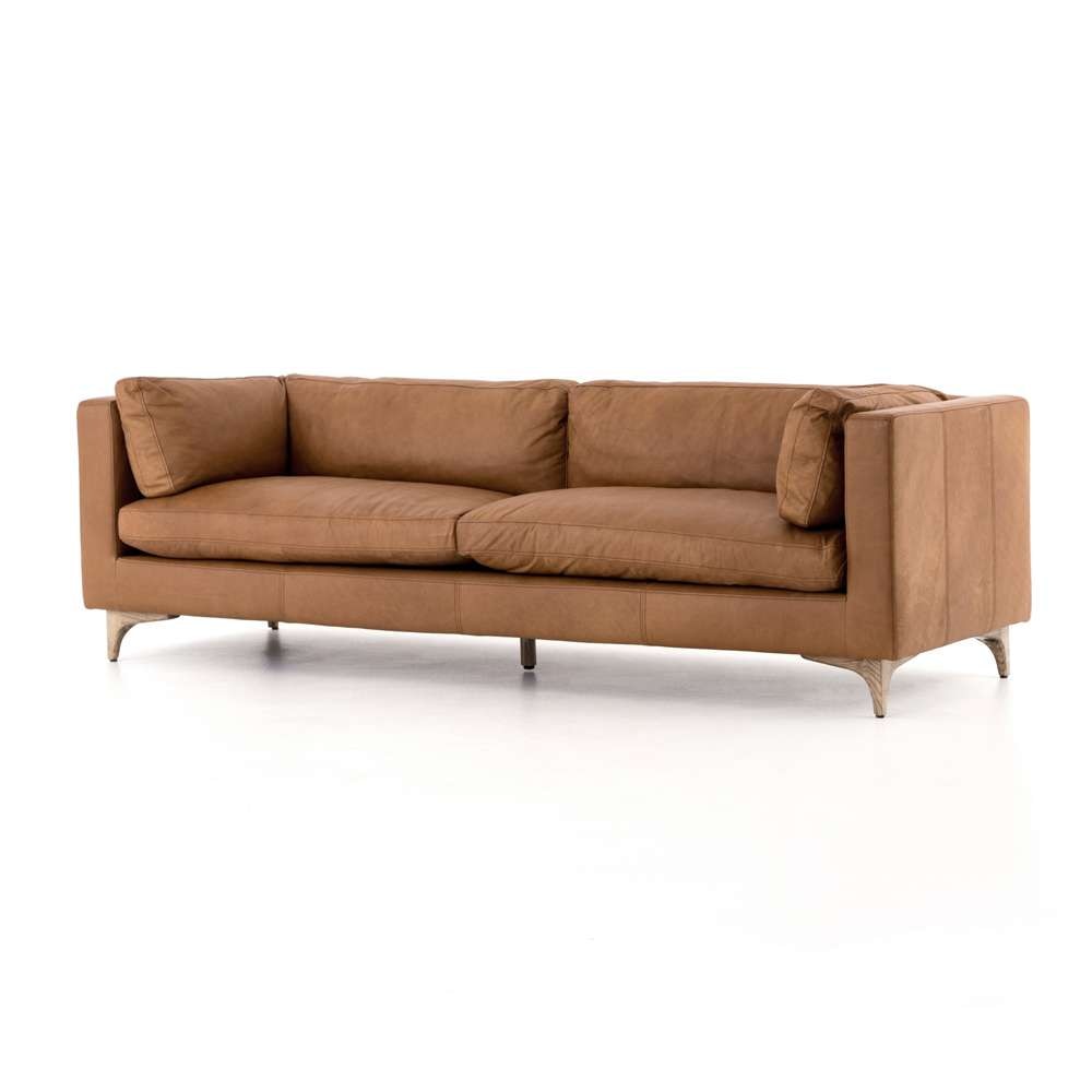 Four Hands - Beckwith Sofa - 94in - Natural Washed Camel - 105714-003 veiw 1