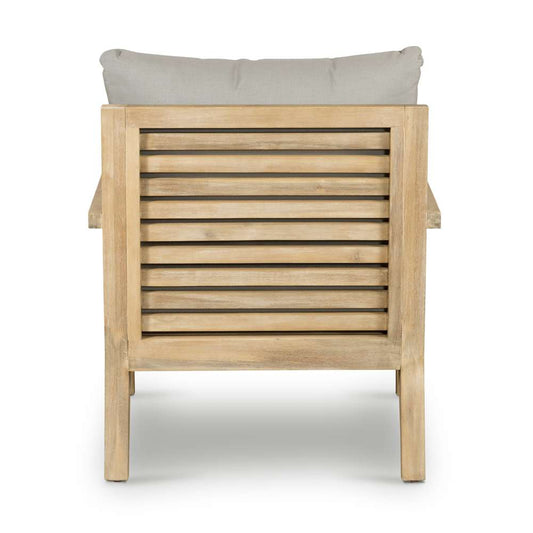 Four Hands - Belfast - Amaya Outdoor Chair-Natural Acacia - 226568-001 veiw 2
