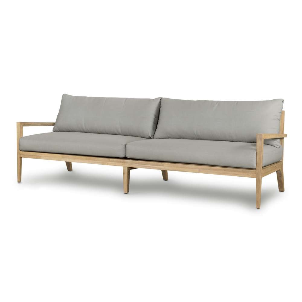 Four Hands - Belfast - Amaya Outdoor Sofa-94in-Natural Acacia - 226565-001 veiw 1