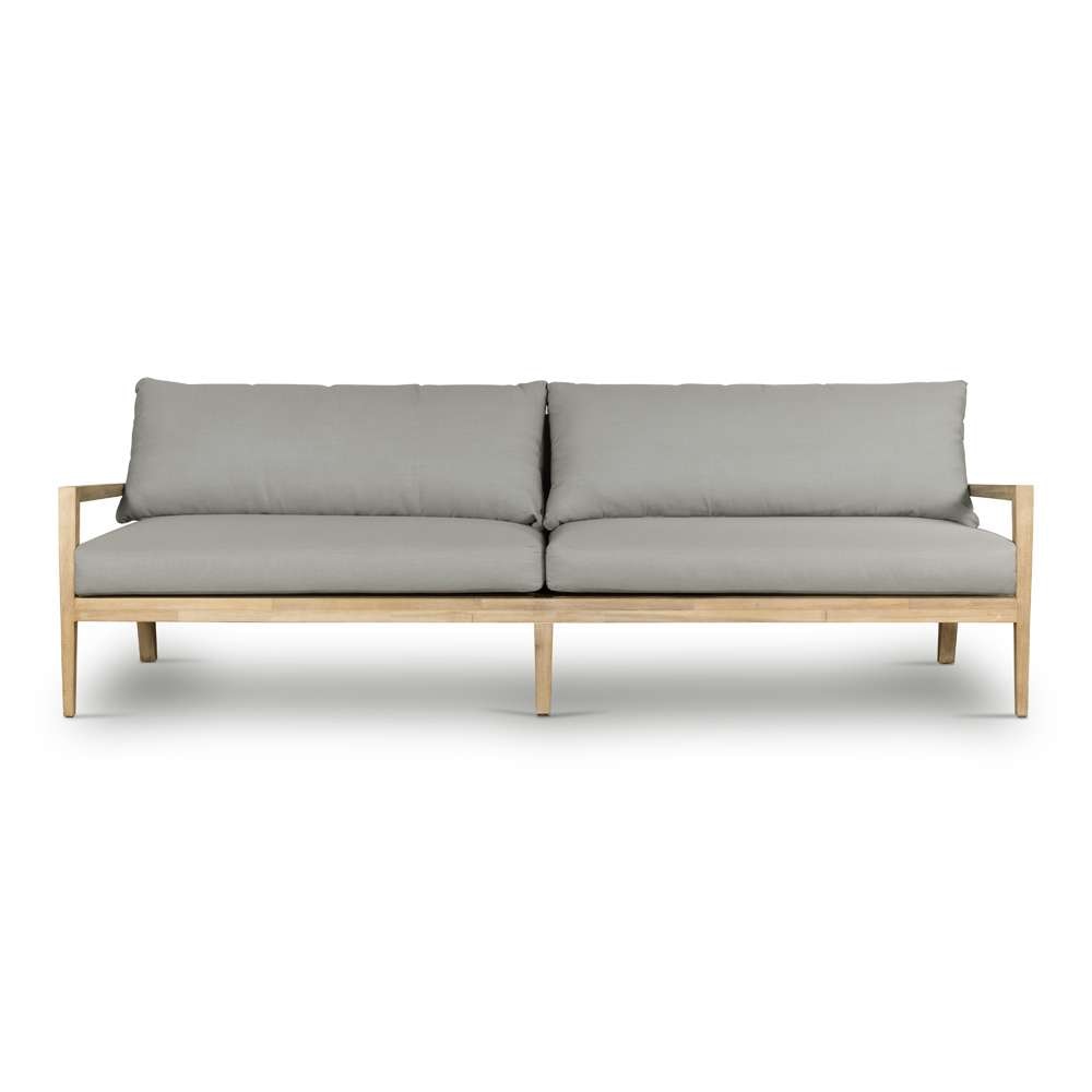 Four Hands - Belfast - Amaya Outdoor Sofa-94in-Natural Acacia - 226565-001 veiw 7