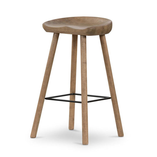 Four Hands - Belfast - Barrett Bar Stool - Natural Matte - 107660-006 veiw 1