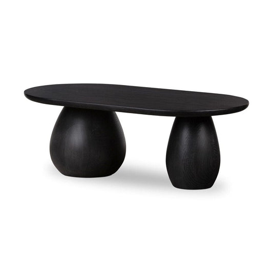 Four Hands - Belfast - Merla Wood Coffee Table - Black Wash Ash Veneer - 230275-003 veiw 1