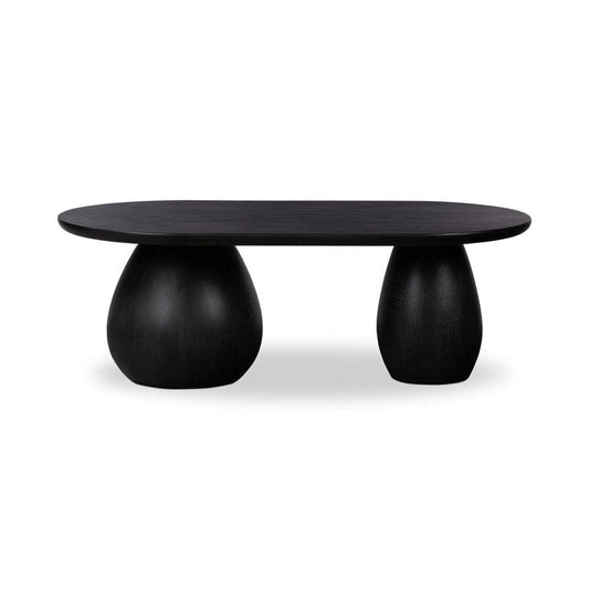 Four Hands - Belfast - Merla Wood Coffee Table - Black Wash Ash Veneer - 230275-003 veiw 2
