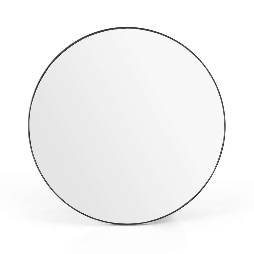 Four Hands - Bellvue Round Mirror - Rustic Black - 100277-006 veiw 1