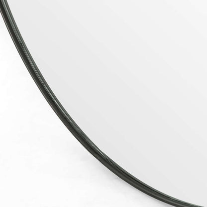 Four Hands - Bellvue Round Mirror - Rustic Black - 100277-006 veiw 3