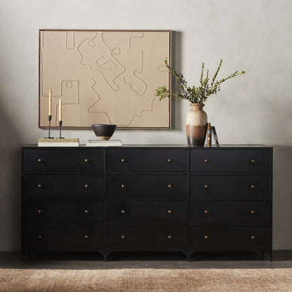 Four Hands - Belmont 12 Drawer Dresser - Black - 234926-001 veiw 3