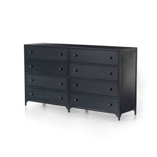 Four Hands - Belmont 8 Drawer Metal Dresser - Black - 104448-002 veiw 1