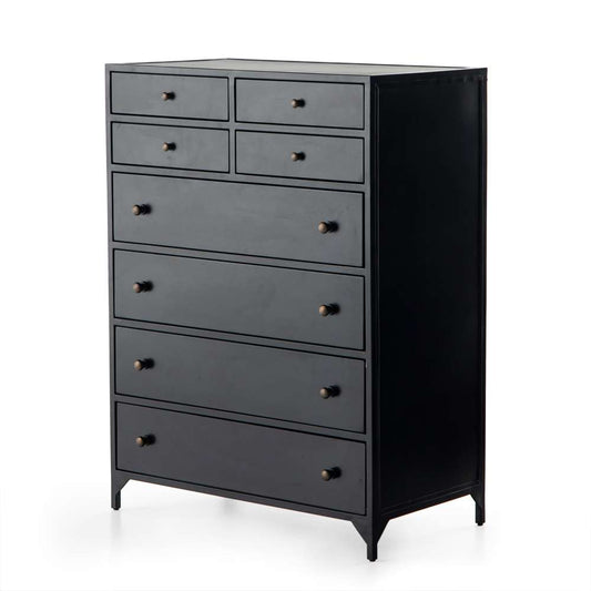 Four Hands - Belmont 8 Drawer Tall Dresser - Black - 104428-003 veiw 1