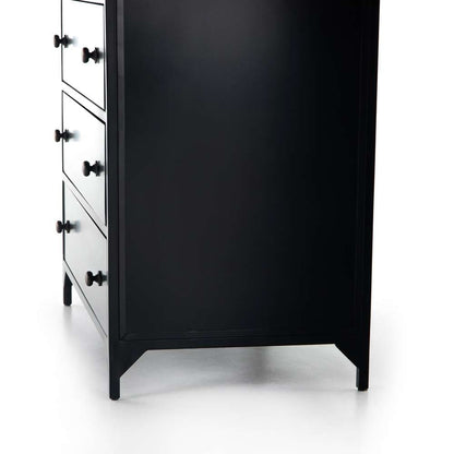 Four Hands - Belmont 8 Drawer Tall Dresser - Black - 104428-003 veiw 3