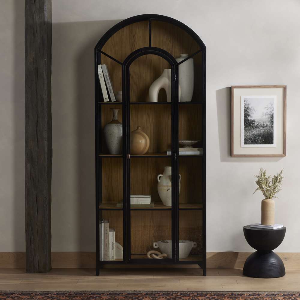 Four Hands - Belmont - Belmont Cabinet Oak-Black - 230858-001 veiw 5