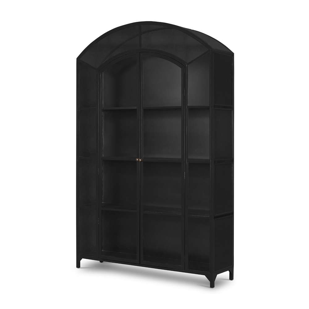 Four Hands - Belmont Wide Metal Cabinet - Black - 232421-001 veiw 1