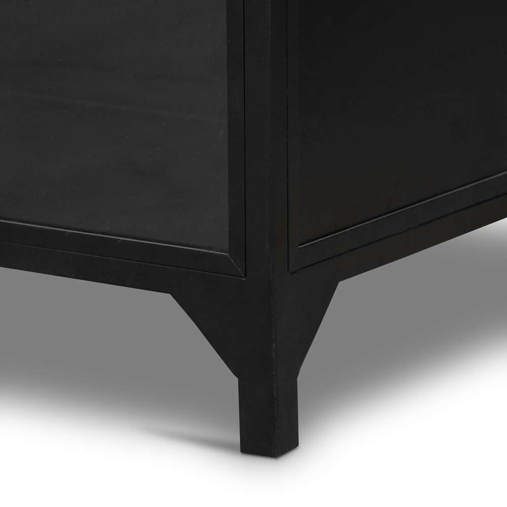 Four Hands - Belmont Wide Metal Cabinet - Black - 232421-001 veiw 4