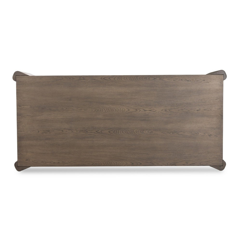 Four Hands - Bennett - Soho Dining Table - Aged Natural Oak Veneer - 237944-001_CLOSEOUT view 4