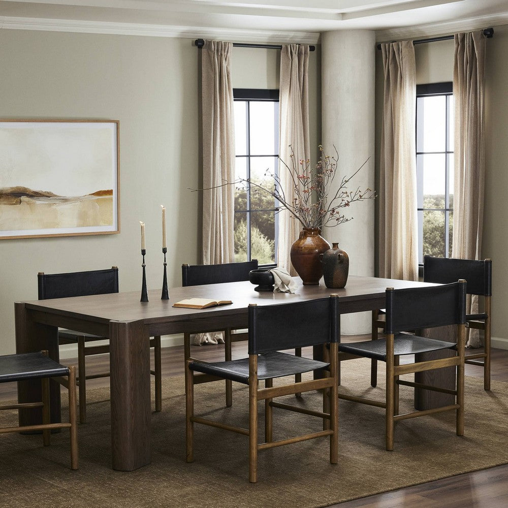 Four Hands - Bennett - Soho Dining Table - Aged Natural Oak Veneer - 237944-001_CLOSEOUT view 9