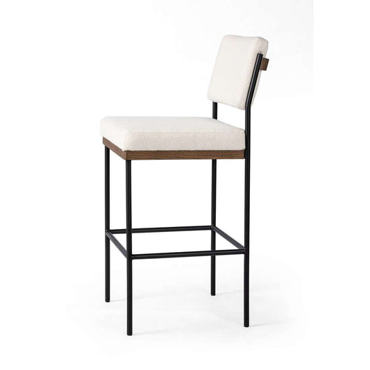 Four Hands - Benton Bar Stool - Fayette Cloud - 109318-011 veiw 2