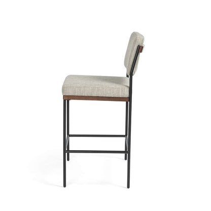Four Hands - Benton Bar Stool - Savile Flannel - 109318-001 veiw 4