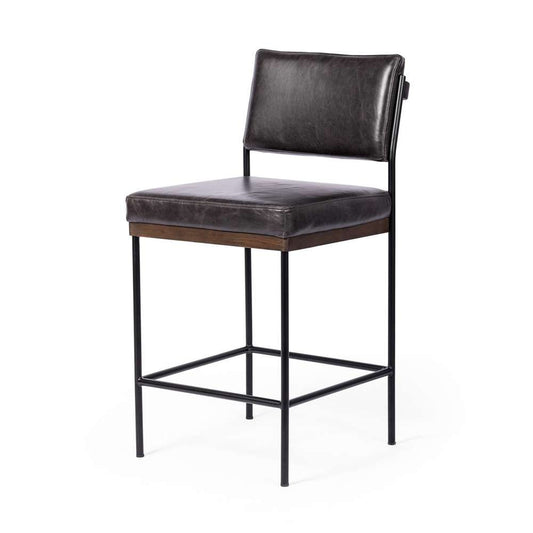 Four Hands - Benton Bar Stool - Sonoma Black - 109318-013 veiw 1