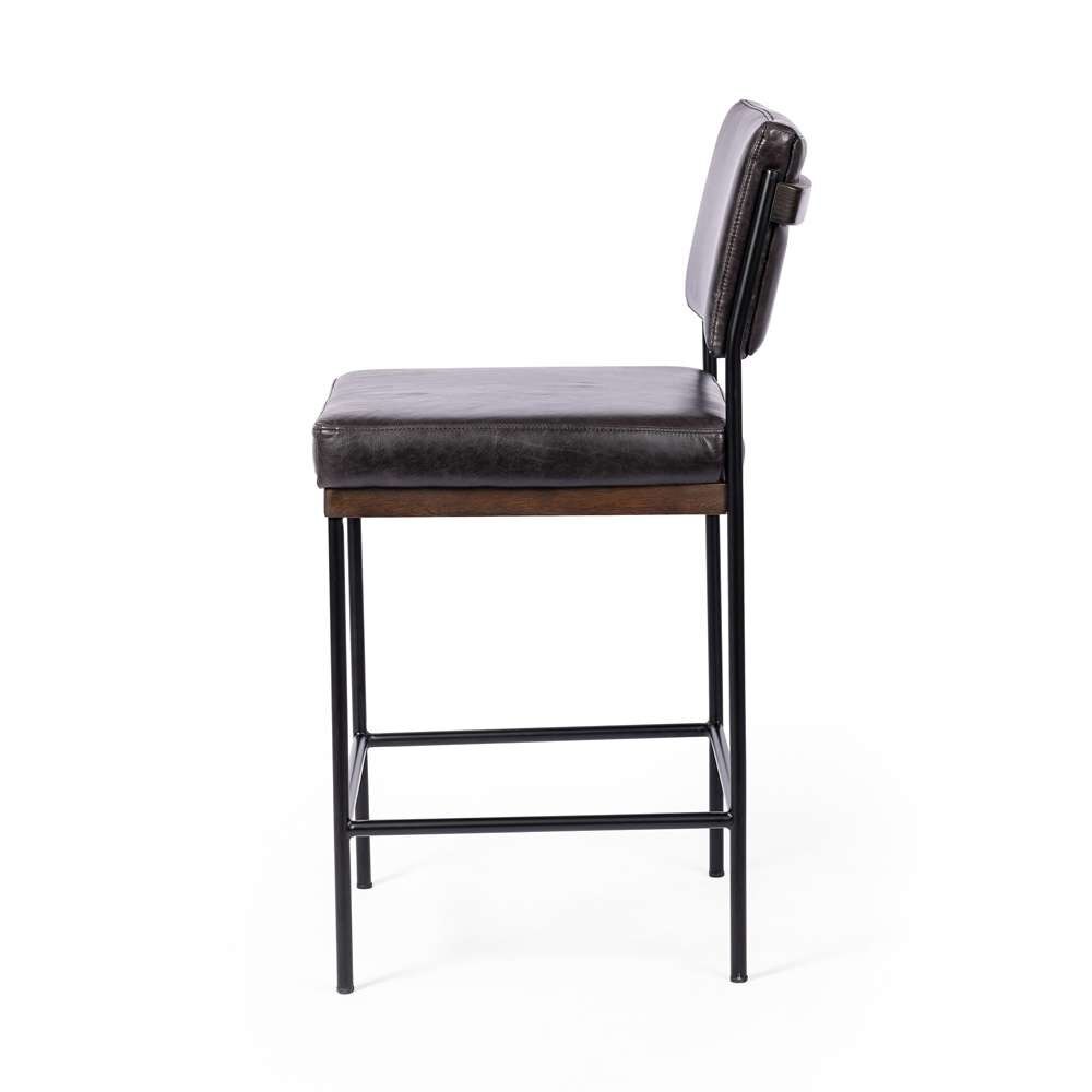 Four Hands - Benton Bar Stool - Sonoma Black - 109318-013 veiw 3