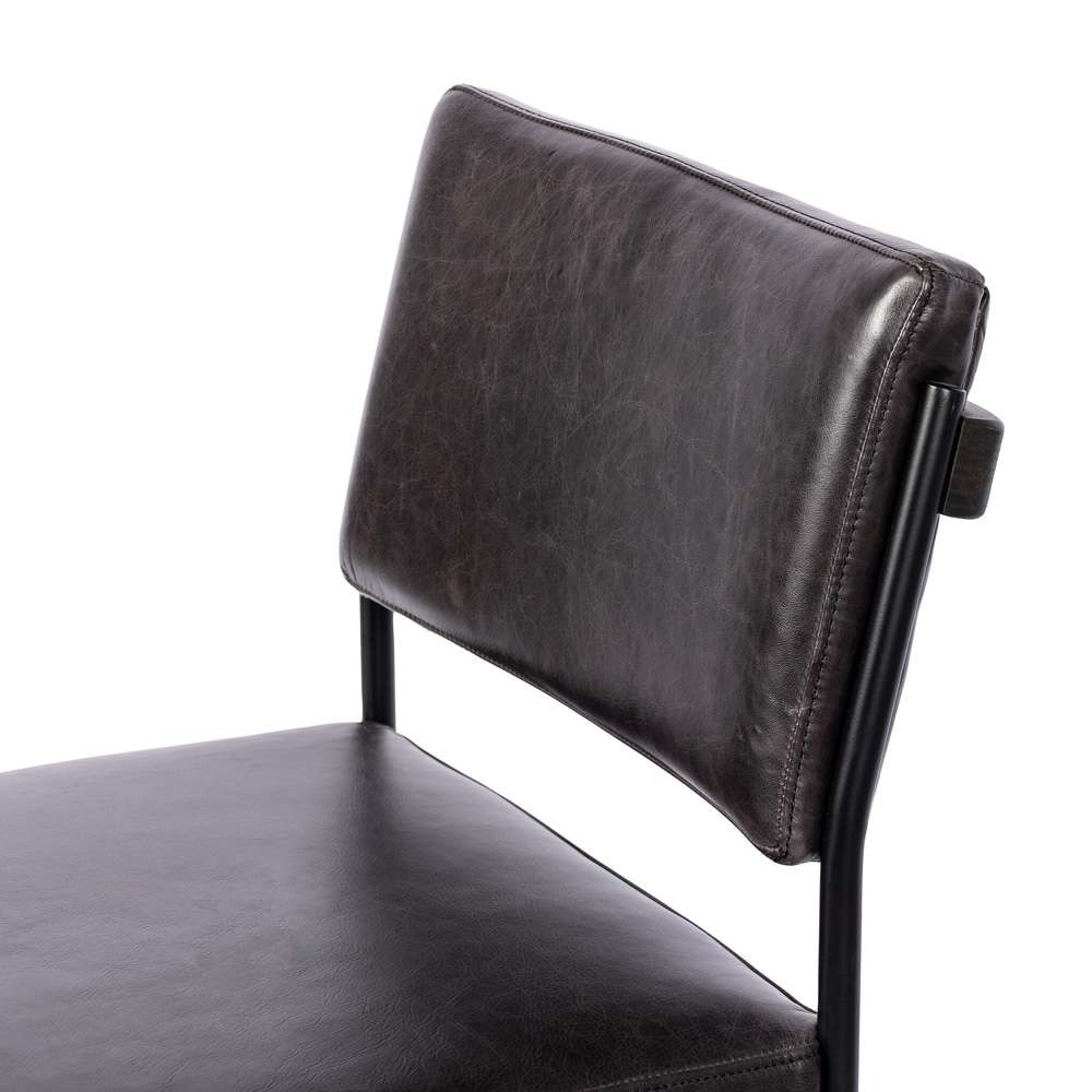 Four Hands - Benton Bar Stool - Sonoma Black - 109318-013 veiw 4